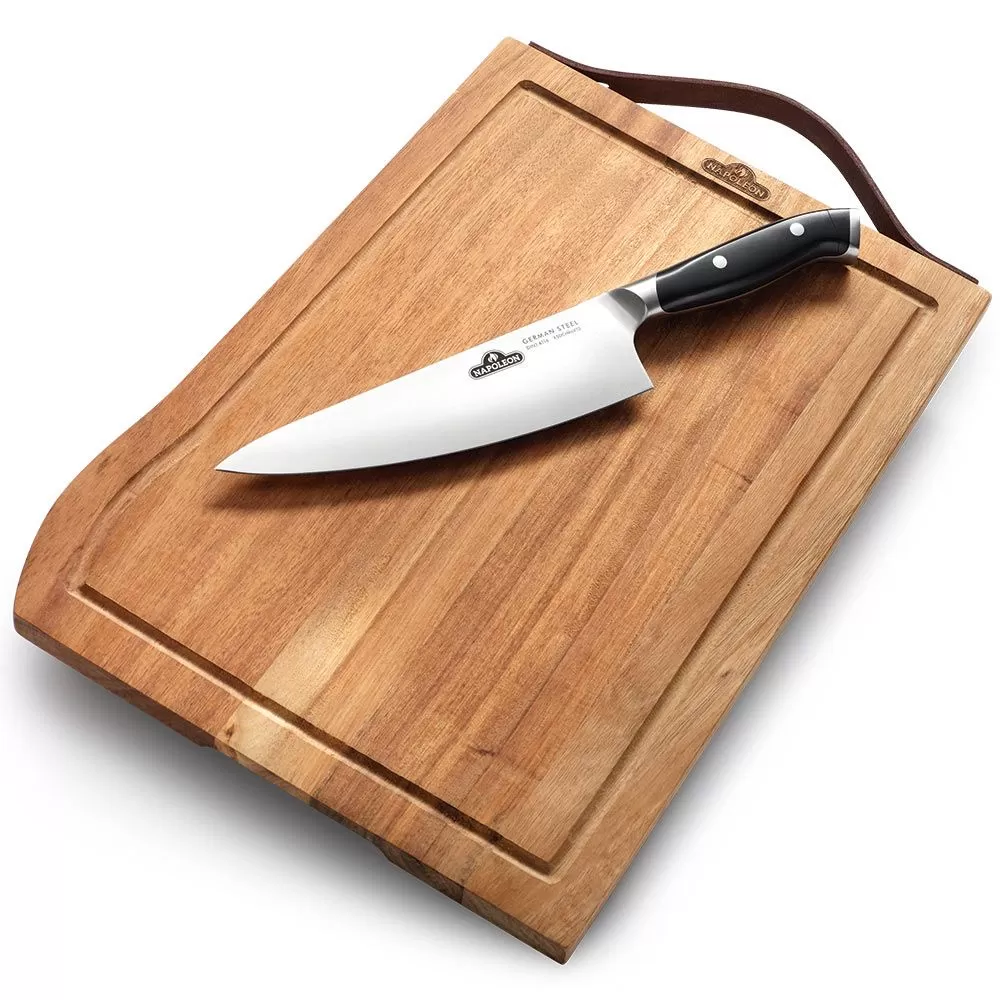 Napoleon 70066 Premium Cutting Board And Knife Set 1 Napoleon 70066 Premium Cutting Board And Knife Set