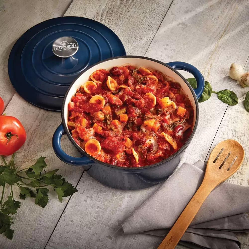 Napoleon 70152 Cast Iron Round Casserole Dish 3 Napoleon 70152 Cast Iron Round Casserole Dish - Image 3