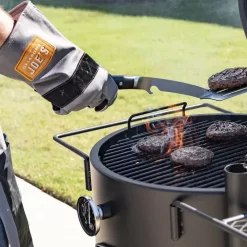 Oklahoma Joe's OKJ-3339484R06 Leather Smoking Gloves 9 Oklahoma Joe's OKJ-3339484R06 Leather Smoking Gloves -Barbecue Shop okj 3339484r06 d 05 21