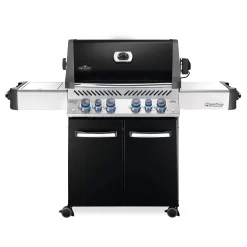Napoleon P500RSIB-3 Prestige 500 Gas Grill On Cart With Rotisserie And Side Burner, 28-Inches