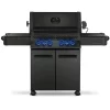 Napoleon P500RSIBK-3-PHM Phantom Prestige 500 Gas Grill On Cart With Infrared Side And Rear Burners