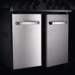 Napoleon P500RSIB-3 Prestige 500 Gas Grill On Cart With Rotisserie And Side Burner, 28-Inches -Barbecue Shop p665rsib feat c 07 20