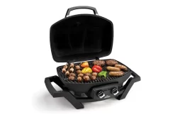 Napoleon PRO285-BK TravelQ Portable Tabletop Gas Grill 8 Napoleon PRO285-BK TravelQ Portable Tabletop Gas Grill -Barbecue Shop pro285 open angle food napoleon grills