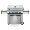 Napoleon PRO665RSIBSS-3 Prestige PRO 665 Gas Grill On Cart With Rotisserie And Side Burner, 36-Inches