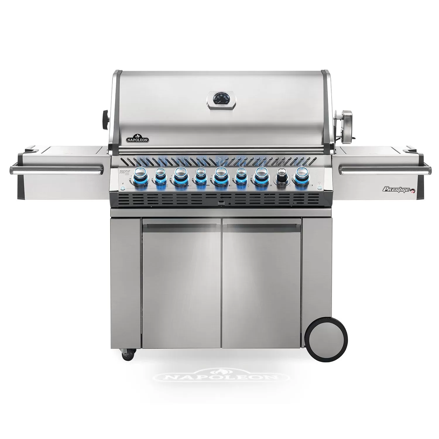 Napoleon PRO665RSIBSS-3 Prestige PRO 665 Gas Grill On Cart With Rotisserie And Side Burner, 36-Inches 1 Napoleon PRO665RSIBSS-3 Prestige PRO 665 Gas Grill On Cart With Rotisserie And Side Burner, 36-Inches