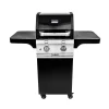 Saber R33CC1017 2-Burner Deluxe Freestanding Infrared Grill, Black, 20-Inches