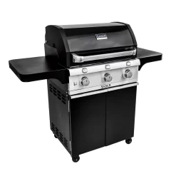 Saber R50CC0617 3-Burner Deluxe Freestanding Infrared Grill, Black, 32-Inches -Barbecue Shop r50cc0617 c 02 20