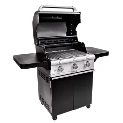 Saber R50CC0617 3-Burner Deluxe Freestanding Infrared Grill, Black, 32-Inches -Barbecue Shop r50cc0617 d 02 20