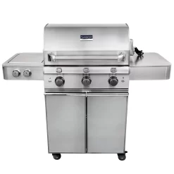 Saber R50SC1417 3-Burner Elite Freestanding Infrared Grill With Rotisserie & Side Burner, 32-Inches