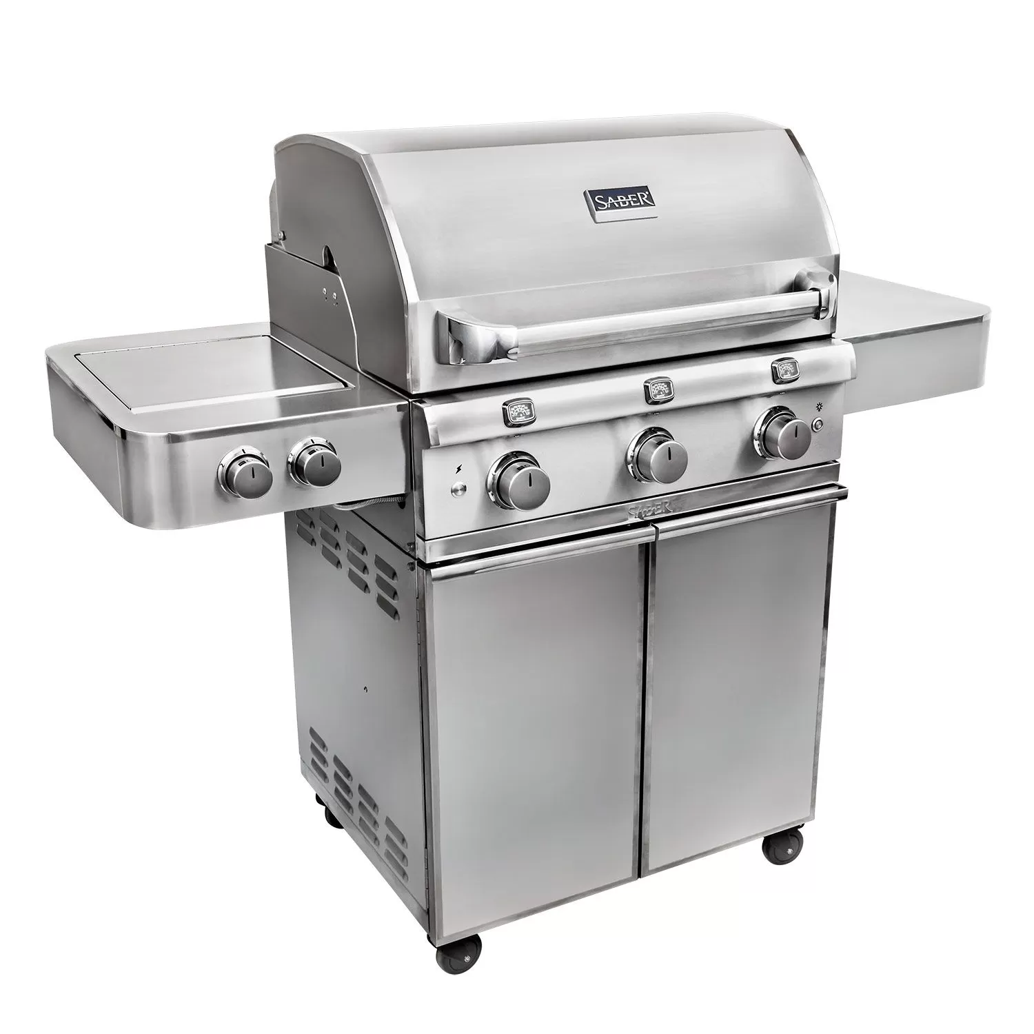 Saber R50SC1417 3-Burner Elite Freestanding Infrared Grill With Rotisserie & Side Burner, 32-Inches 3 Saber R50SC1417 3-Burner Elite Freestanding Infrared Grill With Rotisserie & Side Burner, 32-Inches - Image 3