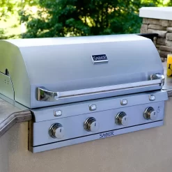 Saber R67SB0317 4-Burner Premium Built-In Infrared Grill, 40-Inches -Barbecue Shop r67sb0317 ls d 02 20