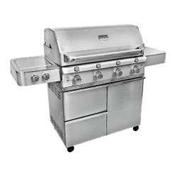 Saber R67SC0917 4-Burner Elite Freestanding Infrared Grill With Rotisserie & Side Burner, 40-Inches -Barbecue Shop r67sc0917 c 02 20