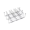 Modern Home Products RR2 Nickel Plated Steel Rib And Potato Rack, 12x8-Inch