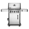 Napoleon RSE425RSIBSS Rogue SE 425 Gas Grill On Cart With Infrared Side And Rear Burners, 23.75-Inches