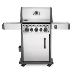 Napoleon RSE425RSIBSS Rogue SE 425 Gas Grill On Cart With Infrared Side And Rear Burners, 23.75-Inches