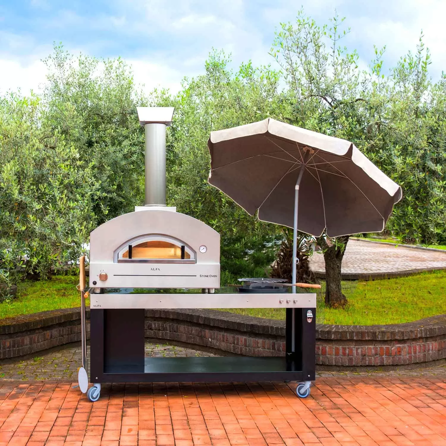 Alfa ACTAVO-130 51-Inch Stainless Steel Base & Prep Station Cart 3 Alfa ACTAVO-130 51-Inch Stainless Steel Base & Prep Station Cart - Image 3