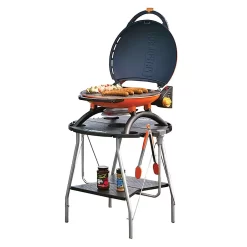 Napoleon TQ2225PO-STAND TravelQ Portable Gas Tabletop Grill With Base, Propane