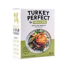 Fire & Flavor All Natural Turkey Perfect Apple Sage Brine Kit