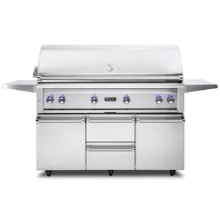 Viking 5 Series Stainless Steel Cart Gas Grill With ProSear Burner & Rotisserie, 54-Inch (VQGFS554)
