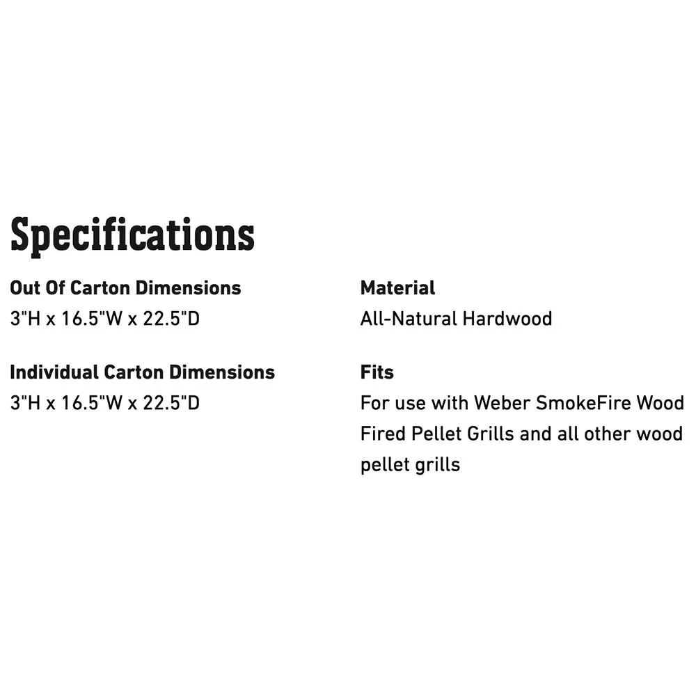 Weber All-Natural Hardwood Pellets, Mesquite, 20lb (WEB-190003) 2 Weber All-Natural Hardwood Pellets, Mesquite, 20lb (WEB-190003) - Image 2