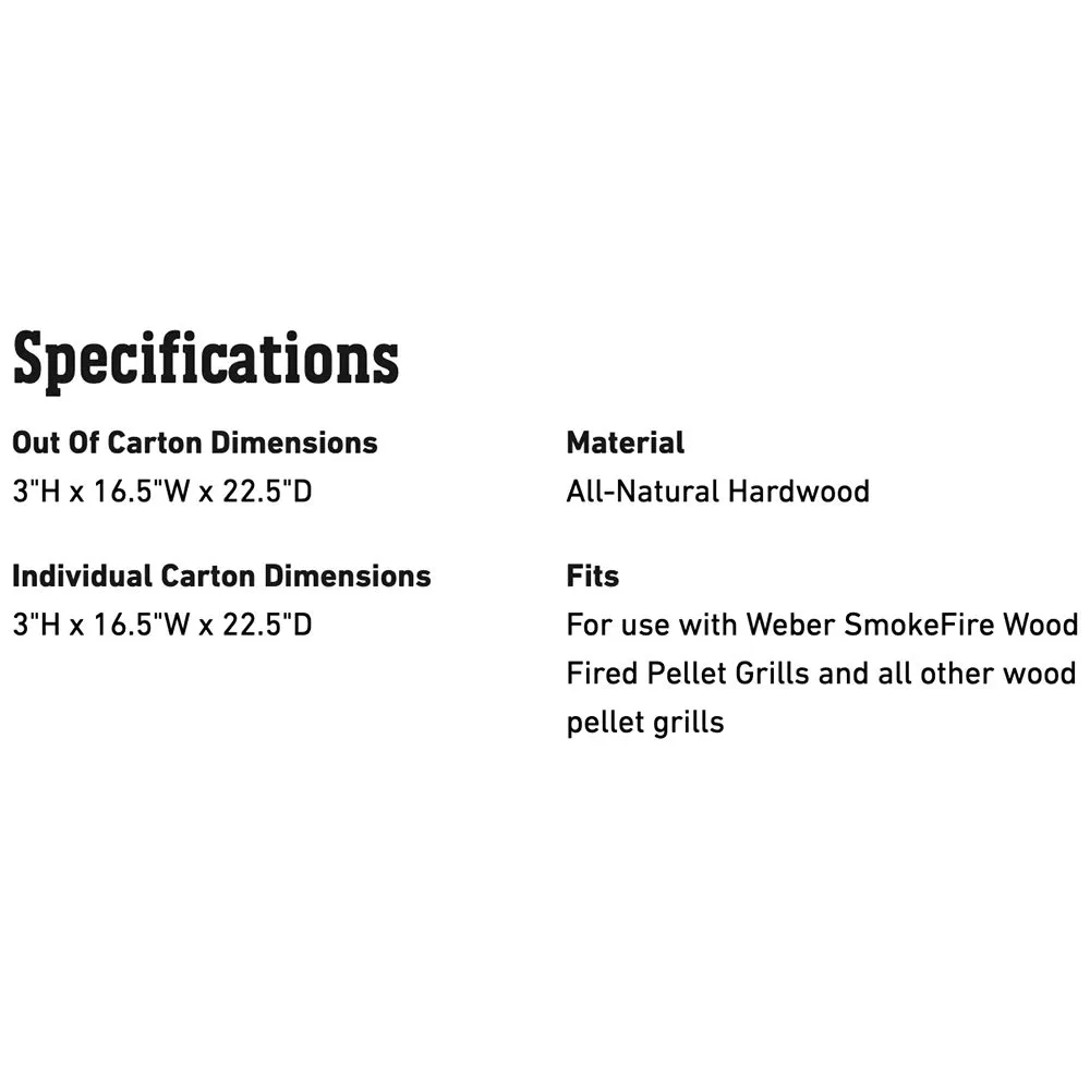 Weber All-Natural Hardwood Pellets, Apple, 20lb (WEB-190004) 2 Weber All-Natural Hardwood Pellets, Apple, 20lb (WEB-190004) - Image 2