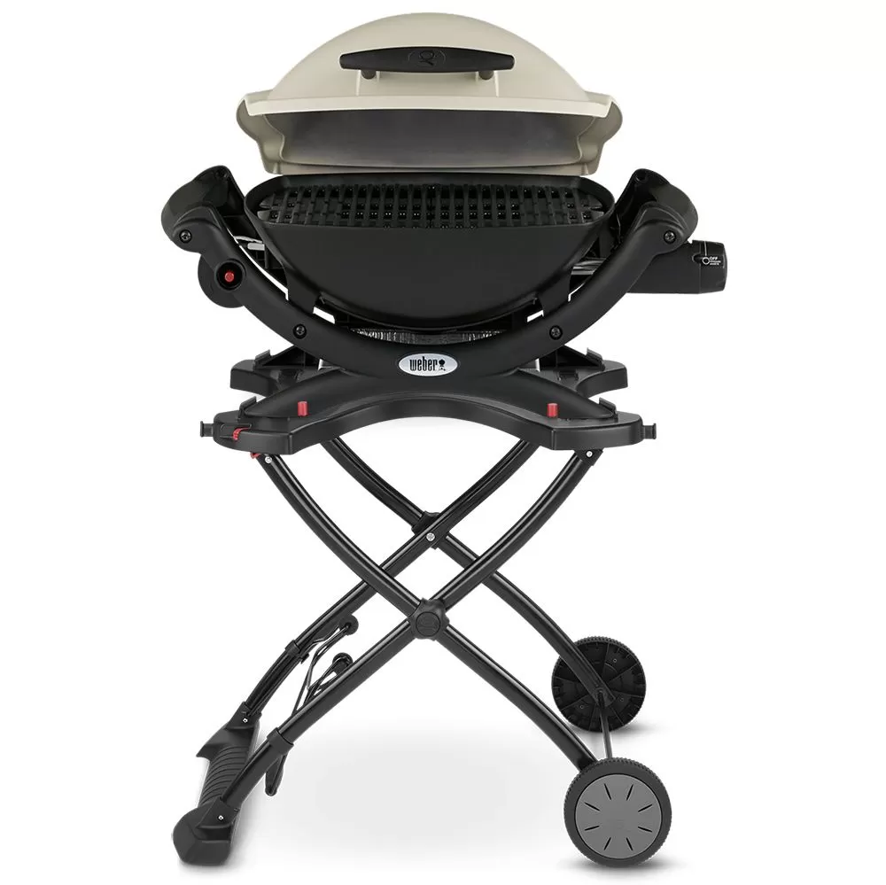 Weber Q1000 Portable Propane Gas Grill On Scissor Cart (WEB-50060001-WEB-6557) 2 Weber Q1000 Portable Propane Gas Grill On Scissor Cart (WEB-50060001-WEB-6557) - Image 2
