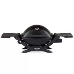 Weber Q1200 Portable Propane Gas Grill With Side Tables (WEB-Q1200)