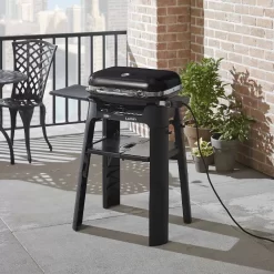 Weber Lumin Stand With Side Table (WEB-6619) -Barbecue Shop web 6619 e 04 23