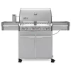 Weber Summit 4-Burner Freestanding Gas Grill With Rotisserie, Sear Station And Side Burner (WEB-E-S-470)