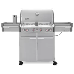 Weber Summit 4-Burner Freestanding Gas Grill With Rotisserie, Sear Station And Side Burner (WEB-E-S-470)