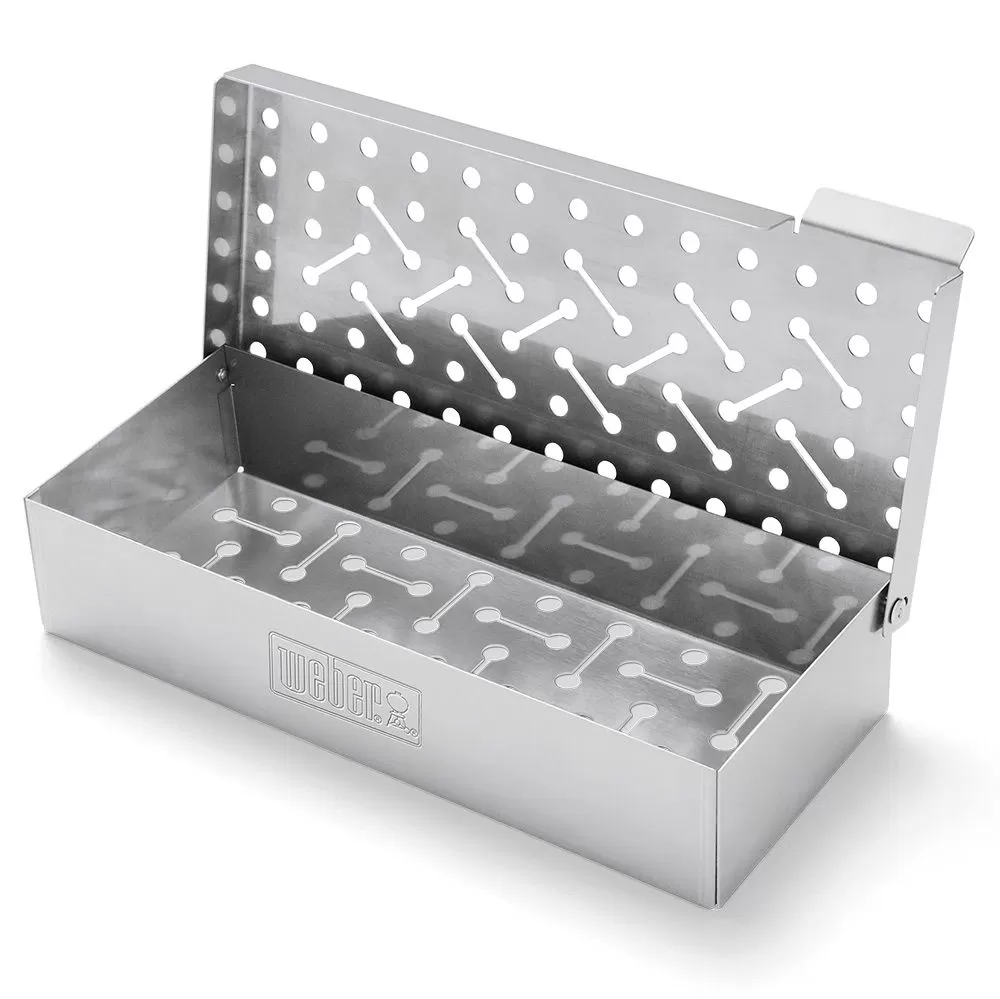 Weber Smoker Box For Q 200/2000 Series And Larger Gas Grills (WEB-7576) 1 Weber Smoker Box For Q 200/2000 Series And Larger Gas Grills (WEB-7576)