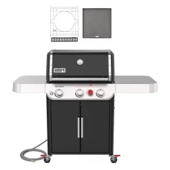 Weber Genesis 3-Burner Freestanding Gas Grill With Crafted Griddle