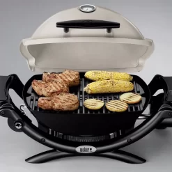 Weber Q1200 Portable Propane Gas Grill With Side Tables On Scissor Cart (WEB-Q1200-PCART) 8 Weber Q1200 Portable Propane Gas Grill With Side Tables On Scissor Cart (WEB-Q1200-PCART) -Barbecue Shop web q1200 config ls b 05 22