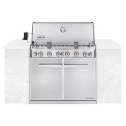 Weber Summit 6-Burner Built-In Gas Grill With Rotisserie, Sear Station And Access Doors (WEB-S-660)